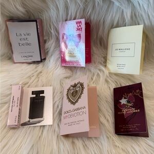 Designer Perfume Samples Vial Set of 6